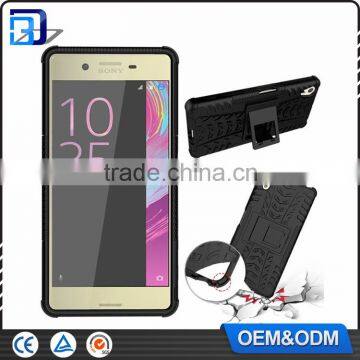 2016 Trending Products 2 in 1 PC+TPU Hybird Armor Rugged Case Cover for Sony Xperia X With Stand Mobile Phone Accessories photo-1