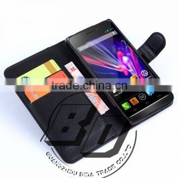 New Design Classical Flip Magnetic Wallet Leather Case With Card Slots For Wiko Wax PU Leather Case Mobile Phone Case Cover photo-5