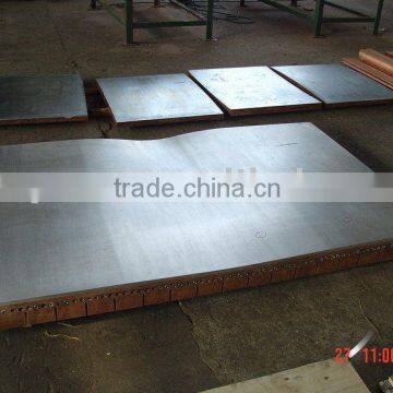 copper mould plate for continuous casting machine