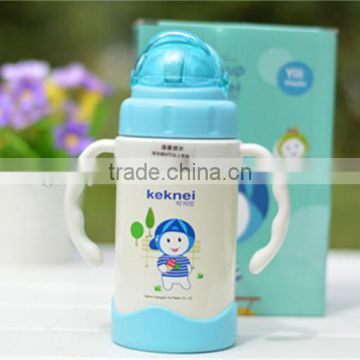 thermos baby water bottle non-spill with straw