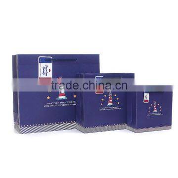 New product luxury green paper bag with tag