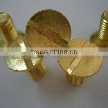 brass screws bolt with slotted