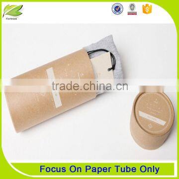 Eco-friendly t-shirt kraft paper tube packaging wholesale