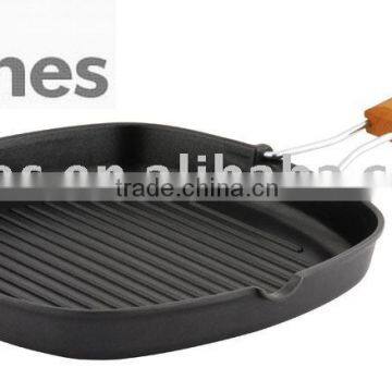 Non-stick Cast Aluminum ( Aluminium ) Grill Pan (TR-CA2525)