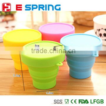 Travel sport camping silicone collapsible cup