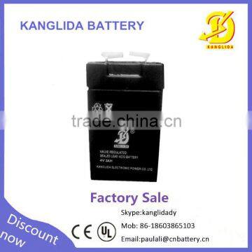 2ah sealed lead acid battery for4v lamp battery