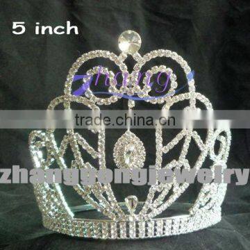 big water shaped stone pageant crown