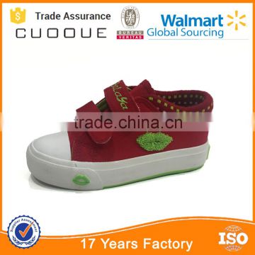 Hot Selling Vulcanized Kid Canvas Shoe For Girls