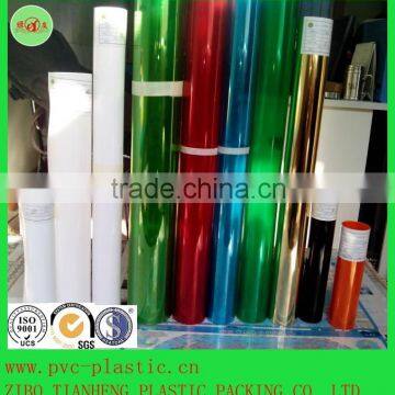 plastic film colorful rigid pvc film /sheet for package