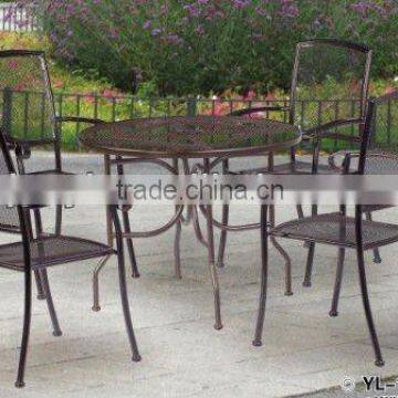 mesh metal set garden patio furniture