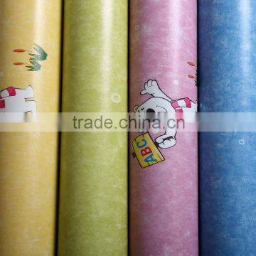 Good for children PVC with foam backing cheap flooring suppliers