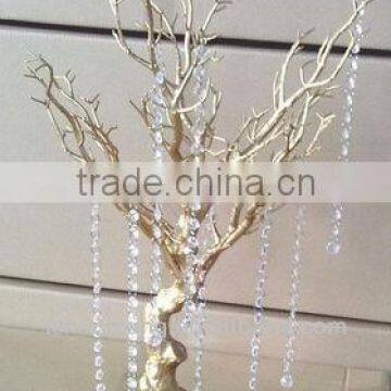 K07 high quality small gold wholesale tree centerpiece for weddings and christmas decor