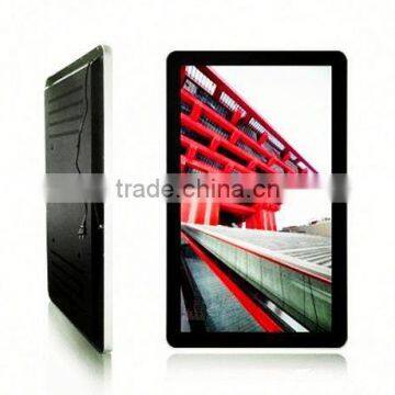 Full color wall mount lcd display network digital signage