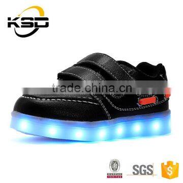 2016 The Latest Buckle Strap Shoe Light Up Shoes Super Cool LED Light Up Shoes