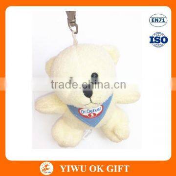 White kawaii cute plush bear toy, stuffed animals/ ride on toy, plush toy teddy bear