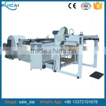 Full automatic A2 A3 A4 rotary Corrugated Paper Cross Servo Control Jumbo Roll Paper Sheeting Machine