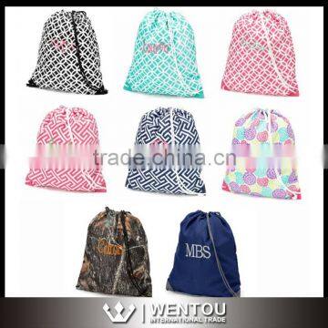 Wholesale Personalized Monogrammed Drawstring Bags