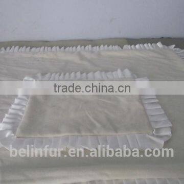 Great quality white blanket cushion