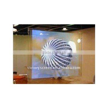 VICTORY self adhesive holographic film for glass widows shop advertising low price sales for promotion!!!