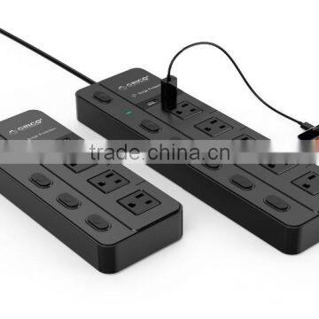 OEM High Quality SPC-S5U2 Usb 2 Outlets Smart Retractable Power Strip CE FCC ROHS Approval photo-2
