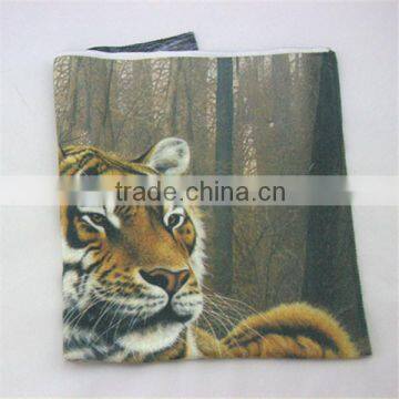 China Wholesale microfiber Tiger Printed Beach Towel