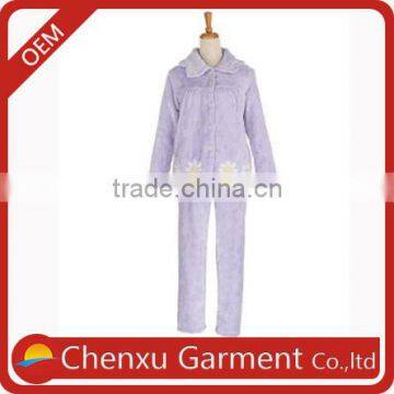 Wholesale Women Sleepwear at Home Coral Velvet Pajamas Sleepwear Women New Casual Wear Home Suit Women Fancy Night Suit