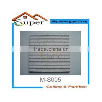 Low Density 2*2 Mineral Fiber Ceiling Tile Stripes Pattern