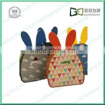 Zhejiang Tinplate Manufacture modern design irregular rabbit shape musical tin can