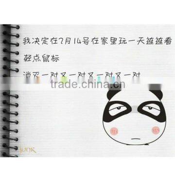 Cheap spiral bound notebook printing