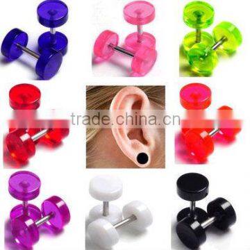 fake ear plug,ear stretch, body piercing jewelry ear taper ear spiral