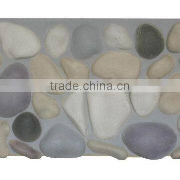 PU pebble wall panel,exterior/interior panel,2kg light weight, easy to carry