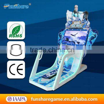 Funshare 2015 Simulator Snowboard Game machine Racing Game With Skill Buttons Newest Design Machine