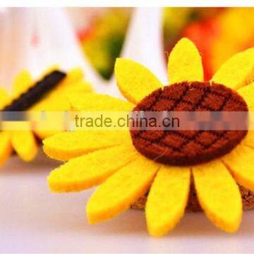 Flower Shape Plastic Made Elastic Hair Band photo-2