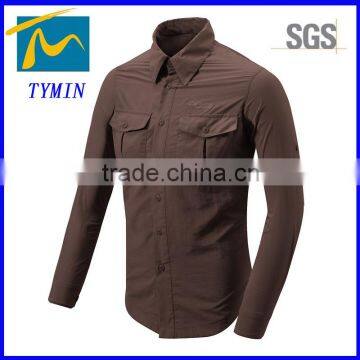 2014 latest men quick dry man shirt hiking bivouac apparel adult size running oem service wholesale fishing shirts