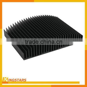 black anodized extrusion aluminum led cooling large heat sink