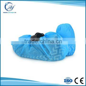 custom printed nonwoven blue pp disposable surgical shoe cover