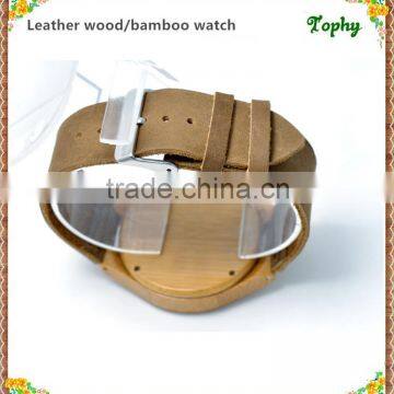 Wholesale leather bangle style vintage mens cool watches for sale