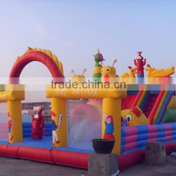 Hola hot inflatable amusement park equipment/inflatable playground