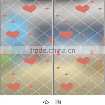 Coloful Decoration Screen Printed Glass for Bathroom Door photo-2