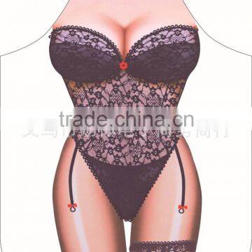 2016 Fashion Sexy Body Design Kitchen Apron,lovely Humor Sexy Apron photo-3