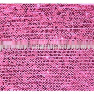 Newest Design Cheap Shiny Red Stretched Sequin Waterproof Upholstery Fabric photo-2