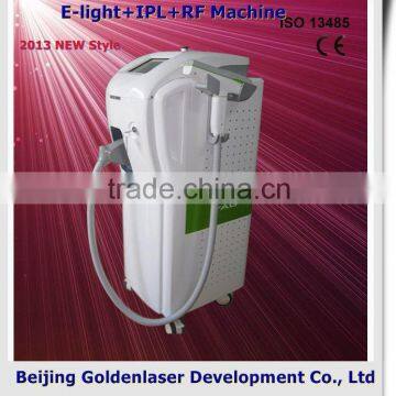 2013 New style E-light+IPL+RF machine www.golden-laser.org/ hair removal/fotodepilation