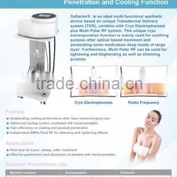 Cellactor Ice Facial anti-wrinkle Dermolift RF Cryo Meso Therapy Cryo Electroporation Multi-fuction beauty machine