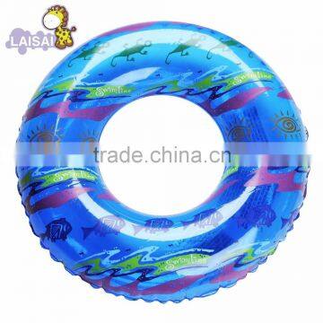 Cheap new design with custom logo printed pvc swimming ring