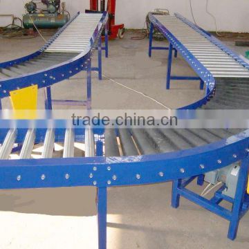 90 - Degree Bend Roller Conveyor