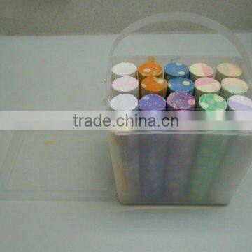 24pcs colorful barrel jumbo sidewalk chalk