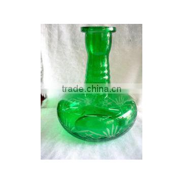 Big size handmade carving shisha wine bottle