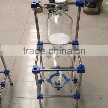 hot nutsche filter vertical cylindrical device with elliptical bottom and removable lid filtration devices