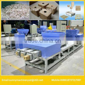 Easy to used Wood shavings pressing machine & wood shaving press /extruder making machine