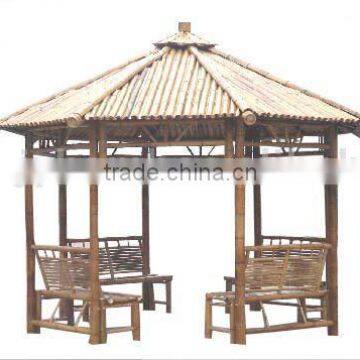 Garden bamboo gazebo